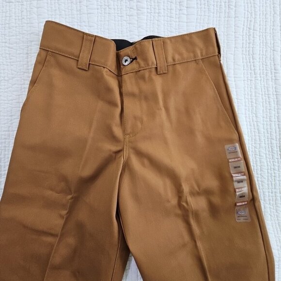 Dickies Skateboarding Flex Regular Fit Pants 28x30 Sepia Brown Creased NEW NWT - Picture 3 of 13